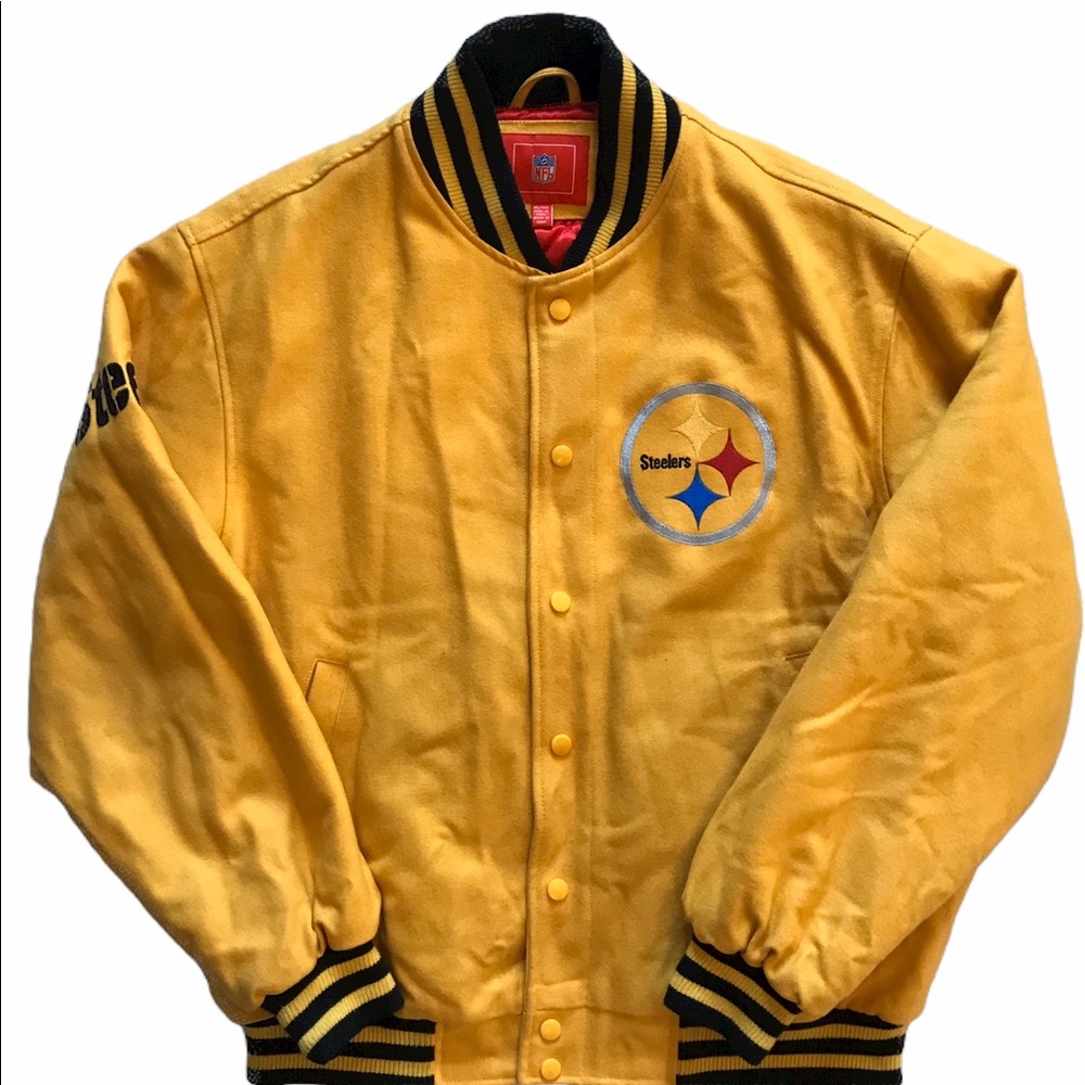 NFL Pittsburgh Steelers Varsity Wool Jacket XL